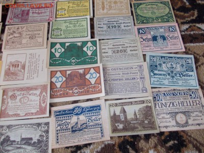 50 штук нотгельдов Австрии (бумажных) 1920. Подлинные. - DSCN0412.JPG