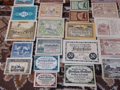 50 штук нотгельдов Австрии (бумажных) 1920. Подлинные. - DSCN0410.JPG