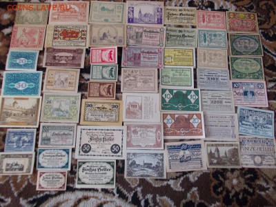 50 штук нотгельдов Австрии (бумажных) 1920. Подлинные. - DSCN0408.JPG