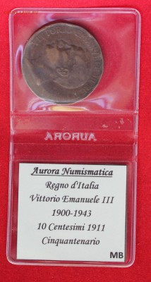 C рубля СТАРАЯ ИТАЛИЯ 10с 1911г.50-летие государства до 14.9 - IMG_0264.JPG