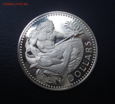 Барбадос 10$ 1974 ПРУФ до 12.09 - АВЕРС.JPG