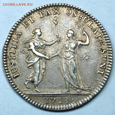 Франция_служебный жетон прокуратуры 1713. Ag; до 09.09_22.36 - 7642