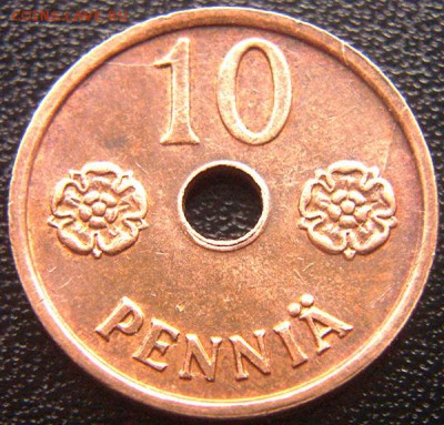 Финляндия_10 пенни 1942. Отличное качество; до 09.09_22.50мс - 5771
