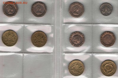 Англия 47монет 1,2,5,20 п.1 ф. 1971-2010 до 15.09.14 в 22.00 - 5 пенсов - 1 фунт 1