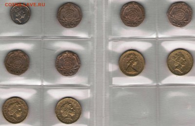 Англия 47монет 1,2,5,20 п.1 ф. 1971-2010 до 15.09.14 в 22.00 - 5 пенсов - 1 фунт
