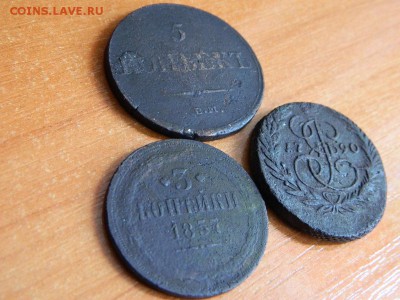 Две коп 1790, масон, 3 коп  1857. Короткий аук до 10. 092014 - DSCN0228.JPG