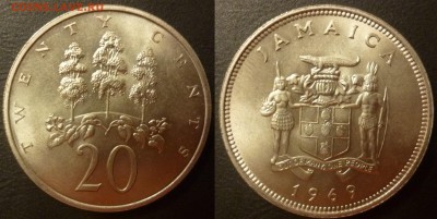 ДК Ямайка 20 центов 1969 UNC 13.09 22.00 - P1090360.JPG