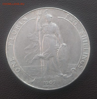 Великобритания 1 флорин 1909 до 11.09 - IMAG0453