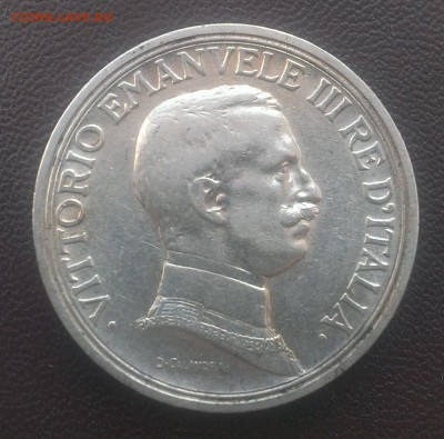 Италия 2 лиры 1914 до 11.09 - IMAG0460