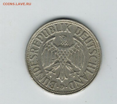Германия 1 марка 1957 D до 10.09.2014   22-00 - 1 8