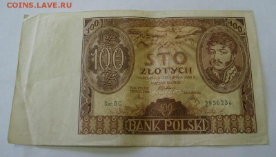 ПОЛЬША,100 злотых 1934г(нормальная)!до 11.09.2014 - S6001778.JPG