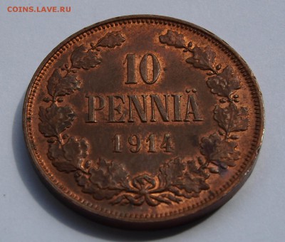 10 пенни 1914 года. До 16.09.2014 г.,в 22-00 по Москве - 10p-14a