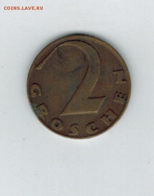Австрия 2 гроша 1929  до 10.09.2014   22-00 - 1