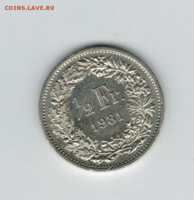 2 франка 1981 до 10.09.2014   22-00 - 1 3