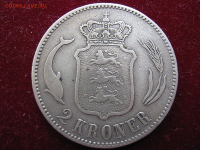 ДАНИЯ 2 кроны 1875. До 14.09.2014. - Изображение 11999