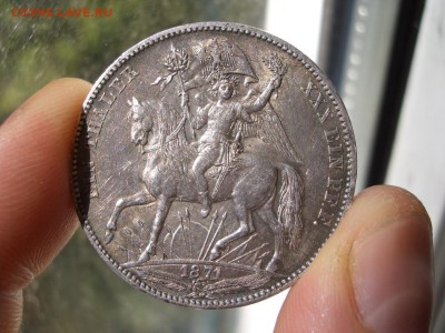 Талер Победный Саксония 1871 г. - 16.09.2014-22.00 Мск. - CIMG3124.JPG