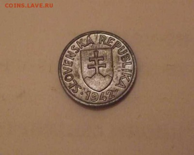 Словакия 5 геллеров  1942 г. цинк - 5 геллеров 006