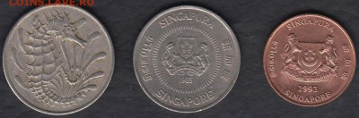 Сингапур 1 - 10 центов 1967-1993 до 11.09.2014 22-00 - Сингапур р