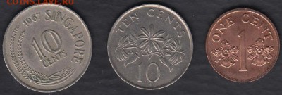 Сингапур 1 - 10 центов 1967-1993 до 11.09.2014 22-00 - Сингапур а