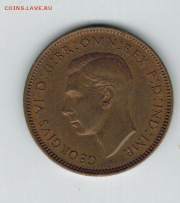 Великобритания фартинг 1939 до 11.09.2014   22-00 - 1 16