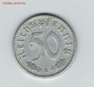 Германия 50 рейхпфеннигов 1940 А до 11.09.2014   22-00 - 1 8