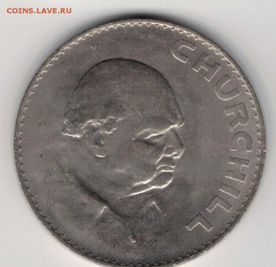Великобритания крона 1965 Черчилль 15.09 в 22.00мск (9410) - 4-вел65