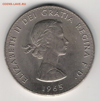 Великобритания крона 1965 Черчилль 15.09 в 22.00мск (9410) - 4-вел65а