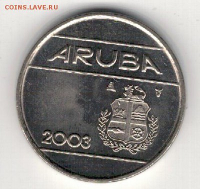 Аруба 25 центов 2003 до 15.09 в 22.00мск (9501) - 4-ар