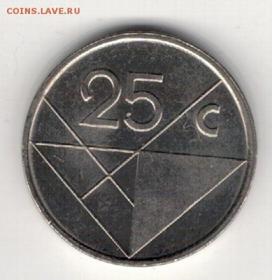 Аруба 25 центов 2003 до 15.09 в 22.00мск (9501) - 4-ар1
