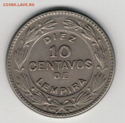 Гондурас 10 сентаво 1956 до 15.09 в 22.00мск (9501) - 4-гон10а