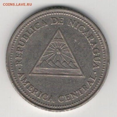 Никарагуа 5 кордоба 1997 до 15.09 в 22.00мск (9501) - 4-ник