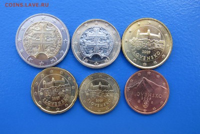 НАБОР ЕВРО СЛОВАКИЯ (2Е-5ец., 6шт.) до 14.09. 22-00 мск - Словакия_1