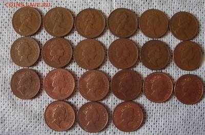 ONE PENNY и TWO PENCE 40 штук - PP1