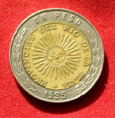C рубля БМ  АРГЕНТИНА 1 песо 1995г. СОЛНЫШКО  до 17.09.14г. - IMG_0406.JPG