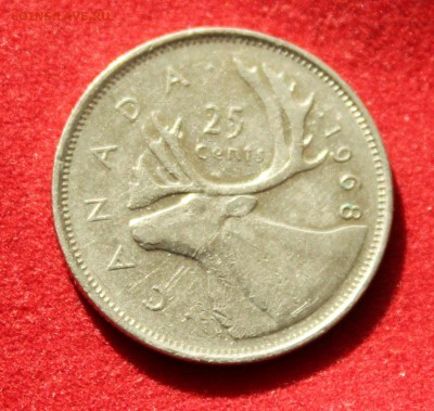 C рубля КАНАДА 25с 1968г.ОЛЕНЬ КАРИБУ  до 17.09.14г.в 22-00 - IMG_0412.JPG