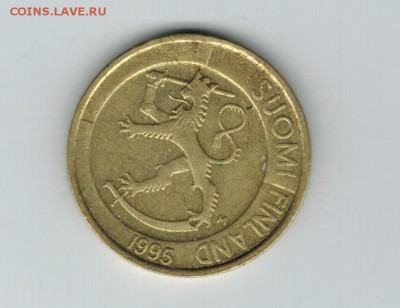 Финляндия 1 марка 1995 до 12.09.2014   22-00 - 1 22