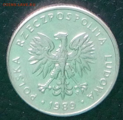 С рубля ПОЛЬША 20 злотых 1989 до 17.09.14 - 11-2