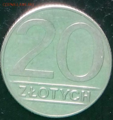 С рубля ПОЛЬША 20 злотых 1989 до 17.09.14 - 11-1