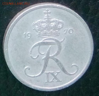 С рубля ДАНИЯ 2 эре 1970 до 17.09.14 - 12-2