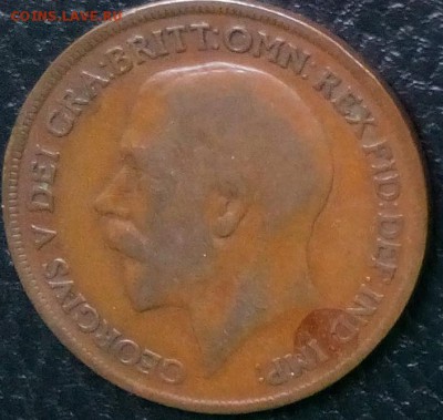 С рубля ВЕЛИКОБРИТАНИЯ 1 пенни 1921 до 17.09.14 - 17-2