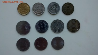Индия 11 монет с рубля до 15.09 22 00 - IMG_20140912_111058801