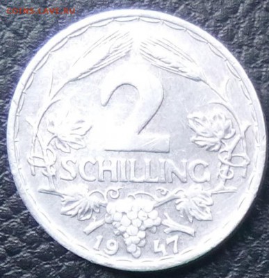 С рубля АВСТРИЯ 2 шиллинг 1947 до 17.09.14 - 25-1