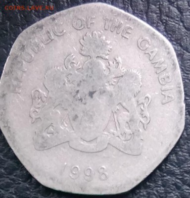 С рубля ГАМБИЯ 1 даласи 1998 до 17.09.14 - 26-2