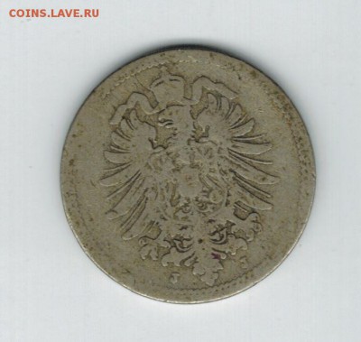 Германия 10 пфеннигов 1875 J до 15.09.2014   22-00 - 1 32
