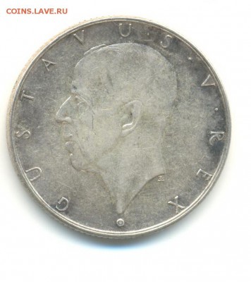 Ag. швеция 2 кроны 1938. 300 лет . до 17.09 22:00 - 15
