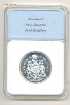 Ag. канада 50 центов 1965. в слабе NNC. PL-70.до 17.09 22:00 - 20