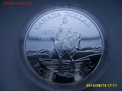 КАНАДА,1 доллар 1998г(125 лет Королевской канад-й)!до 16.09 - S6001908.JPG