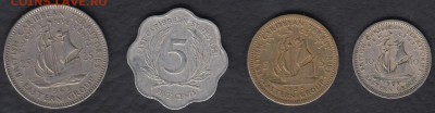 Британские Карибы 4 монеты до 16.09.2014 22-00 - Британские Карибы а