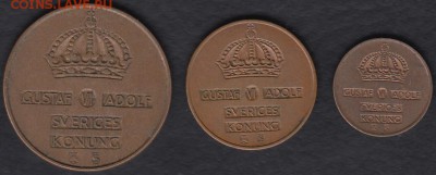 Швеция 1, 2, 5 эре 1953 до 16.09.2014 22-00 - Швеция подборка 1953 р