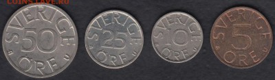 Швеция 5, 10, 25, 50 эре 1978 до 16.09.2014 22-00 - Швеция подборка 1978 а